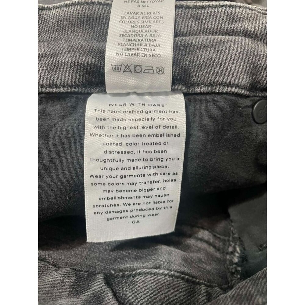 Good American Size 10 30 Jeans Distressed Denim - Picture 10 of 10